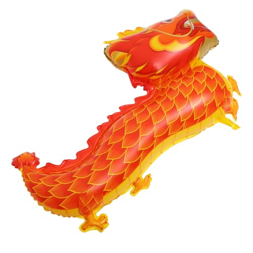 minkissy Großer Chinesischer Drachen Folienballon Rote Dekoration für Frühlingsfest Party Kindergeburtstag Festtagsdeko Langlebiger Cartoon Luftballon für Familien Shops Mall minkissy Großer Chinesischer Drachen Folienballon Rote Dekoration für Frühlingsfest Party Kindergeburtstag Festtagsdeko Langlebiger Cartoon Luftballon für Familien Shops Mall von minkissy