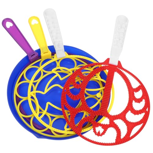 minkissy Großes Teiliges Bubble Wands aus Robustem Abs Wiederverwendbar mit Praktischem Tray für Outdoor Sommerparty Strand Park und Spielerische Bubble Shows minkissy Großes Teiliges Bubble Wands aus Robustem Abs Wiederverwendbar mit Praktischem Tray für Outdoor Sommerparty Strand Park und Spielerische Bubble Shows von minkissy