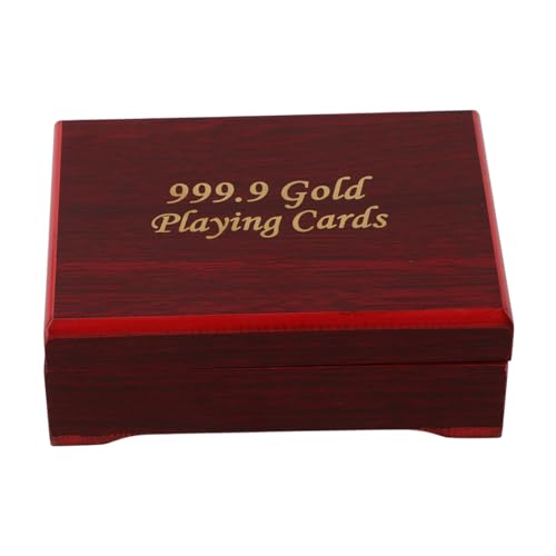 minkissy Holz Poker Aufbewahrungsbox Vintage Kompakte Praktische Holzkiste für Pokerkarten Einfach zu Bedienen und Vielseitig Einsetzbar Dekoratives Design für Zuhause oder Büro zur von minkissy