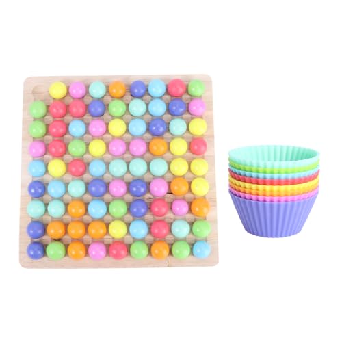 minkissy Holzperlen Bunte Kugelpuzzle Pädagogisches Lernspielzeug Interaktives Eltern Junge Mädchen Spiel Fördert und Erkundungsfähigkeit für Mädchen und Jungen minkissy Holzperlen Bunte Kugelpuzzle Pädagogisches Lernspielzeug Interaktives Eltern Junge Mädchen Spiel Fördert und Erkundungsfähigkeit für Mädchen und Jungen von minkissy