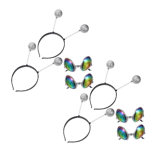 minkissy Innovatives Alien-stirnband-brillen-set 8 Stück Stylisches Party-zubehör Für Cosplay Und Festivals minkissy Innovatives Alien-stirnband-brillen-set 8 Stück Stylisches Party-zubehör Für Cosplay Und Festivals von minkissy