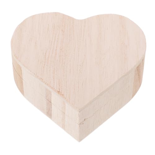 minkissy Kasten schmuckschatulle aus holz Herz für Geburtstag Frauen dekorativ Wohnkultur mit schmuckkästchen Halsketten-Organizer Schmuckhalter Juwelierorganisator Bambus minkissy Kasten schmuckschatulle aus holz Herz für Geburtstag Frauen dekorativ Wohnkultur mit schmuckkästchen Halsketten-Organizer Schmuckhalter Juwelierorganisator Bambus von minkissy