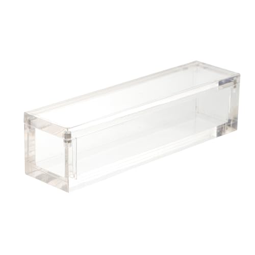 minkissy Klarer Würfel Organizer mit Magnetverschluss Transparente Acryl Aufbewahrungsbox für Würfel und Kleinigkeiten für Schmuck Schlüssel und Kosmetik von minkissy