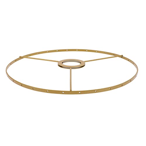 minkissy Lampenschirm Ring 50cm E27 Lampenschattenrahmen Ring DIY Lampen Schattenhalter Lampenabdeckung Ersatz Metall Leuchtdichtsrahmen Stütze Schutz Golden minkissy Lampenschirm Ring 50cm E27 Lampenschattenrahmen Ring DIY Lampen Schattenhalter Lampenabdeckung Ersatz Metall Leuchtdichtsrahmen Stütze Schutz Golden von minkissy