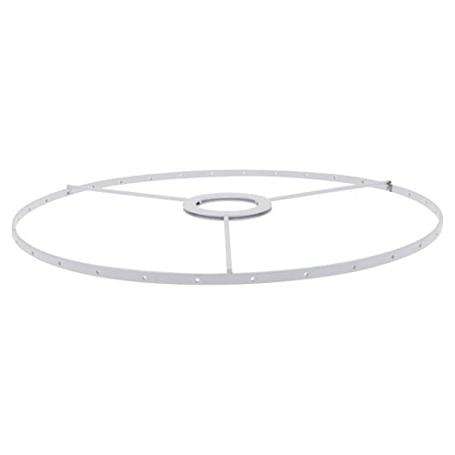 minkissy Lampenschirm- Schraubenring E27 Lampenschattenrahmen Ring DIY Lampen Schattenhalter Lampenabdeckung Ersatz Metall Leuchtabdecks Rahmen Stützschutz ? ? Lampenschattenadapterring von minkissy