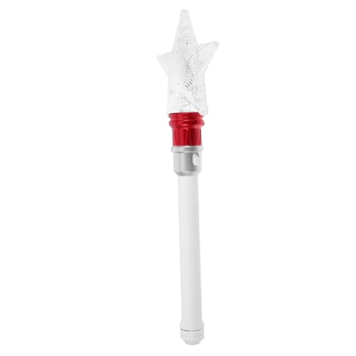 minkissy Leuchtender Rotierender Zauberstab mit Stern Leuchtet für Kinderpartys Festivals Konzerte als und Accessoire für Prinzessin Kostüme von minkissy