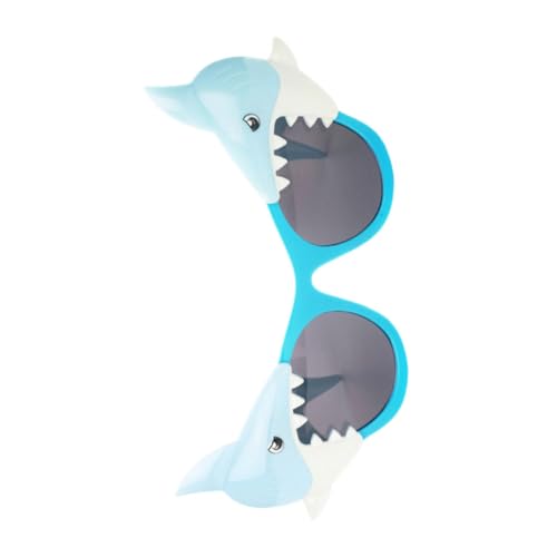 minkissy Lustige Hai-brille Aus Glas Requisite Für Party Festival Urlaub Material Sicher von minkissy