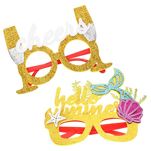 minkissy Lustige Rahmenbrille Hawaii-brille Für Partys 4 Stück Festival- Brillen minkissy Lustige Rahmenbrille Hawaii-brille Für Partys 4 Stück Festival- Brillen von minkissy
