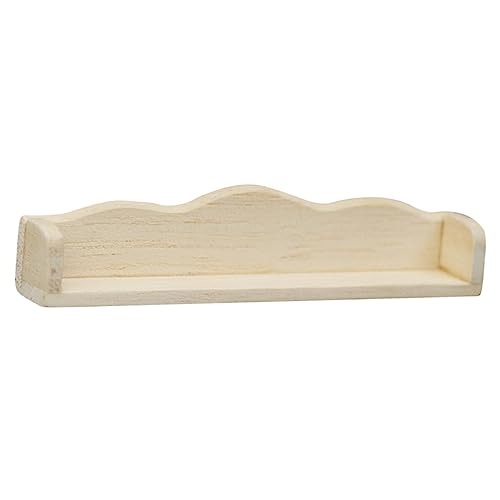 minkissy Miniatur Holzregal Wandregal aus Hochwertigem Material Multifunktionales Kleines Wandregal für Dekoration DIY Blanko Miniatur Möbel Modell für Puppenhaus und minkissy Miniatur Holzregal Wandregal aus Hochwertigem Material Multifunktionales Kleines Wandregal für Dekoration DIY Blanko Miniatur Möbel Modell für Puppenhaus und von minkissy