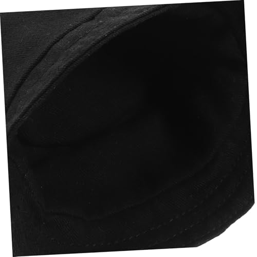 minkissy Miniatur Puppenhut Baumwolle Fischerhut Puppenkappe Polyester Leichte Dekorative Mütze für Plüschpuppen Vielseitig Verwendbar Süßes Accessoire für Puppenkleidung Schwarz von minkissy