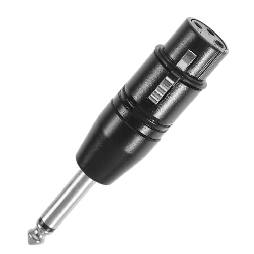 minkissy Mono Male To Xlr Female Audio Adapter Plug Play für Studio Bühne Konzert Hochwertige Klangübertragung Robustes Design von minkissy