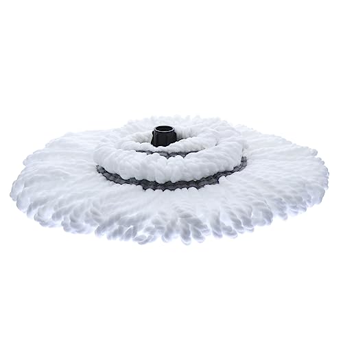 minkissy Mopp-Ersatzkopf Mop -Maschinenkopf flacher Mopp Wischmop MOP -Köpfe Ersatz sauber floor cleaner fußbodenreiniger schleppmesser Moppkopf aus Baumwollgarn Wischkopf Baumwollfaden von minkissy