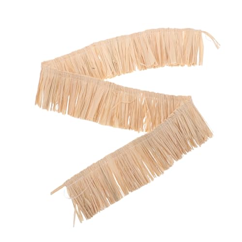 minkissy Natürliche Raffia Strohquasten für DIY Projekte Handgefertigte Quasten für Taschen Schuhe Hochzeitsdeko für Kreative Bastelideen Festliche Anlässe von minkissy