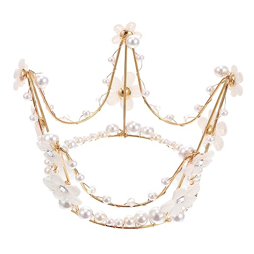 minkissy Perlenkronen Cake Topper Tortendeko Geburtstagskuchen Party Deko Umweltfreundlich Elegante Tortenaufsatz für Hochzeit Kommunion Jugendweihe minkissy Perlenkronen Cake Topper Tortendeko Geburtstagskuchen Party Deko Umweltfreundlich Elegante Tortenaufsatz für Hochzeit Kommunion Jugendweihe von minkissy