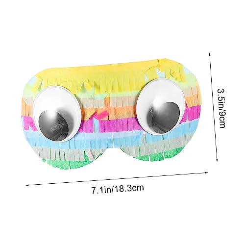 minkissy Pinata Spiel Augenbinde Leichtes Augenabdeckband Lustiges Spiel Zubehör für Kindergeburtstag Bunte Komfortable Augenmaske für Pinata Party minkissy Pinata Spiel Augenbinde Leichtes Augenabdeckband Lustiges Spiel Zubehör für Kindergeburtstag Bunte Komfortable Augenmaske für Pinata Party von minkissy