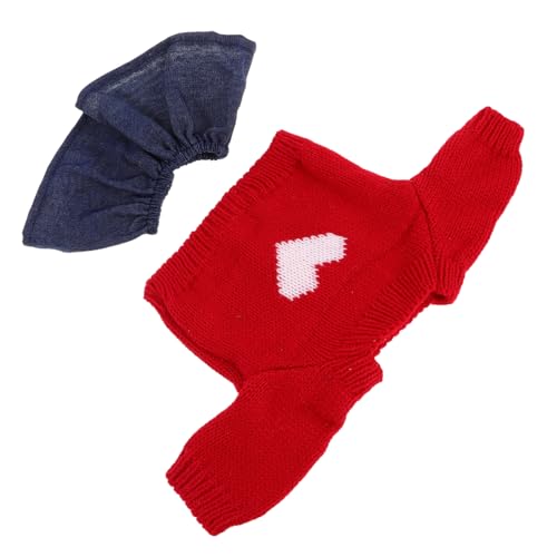 minkissy Plüschspielzeug Kleidung für Puppen Süßer Cartoon Kaninchen und Bären Kostüm Weiche Kuschelige Puppenkleidung für Komfortabel und Kreativ für Rollenspiele von minkissy