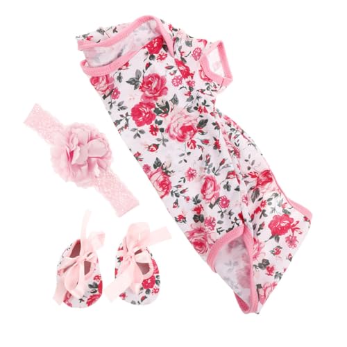 minkissy Reborn Babypuppen Kleidung Set Teilig Bodysuit Schuhe Stirnband für Jahre Neugeborene Puppen Outfit Zubehör in Verschiedenen Farben und Mustern minkissy Reborn Babypuppen Kleidung Set Teilig Bodysuit Schuhe Stirnband für Jahre Neugeborene Puppen Outfit Zubehör in Verschiedenen Farben und Mustern von minkissy