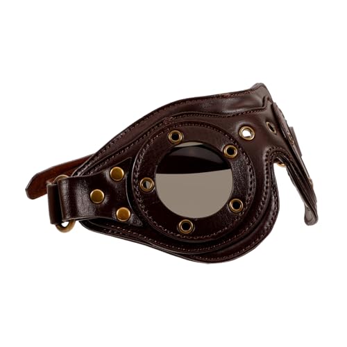 minkissy Retro-Brille Steampunk-Brille Schutzbrille Prop Party Halloween-Brille Vintage -Brille Schutzbrille für Männer Cosplay-Brille frauen brille Brillenkostüm PU-Leder minkissy Retro-Brille Steampunk-Brille Schutzbrille Prop Party Halloween-Brille Vintage -Brille Schutzbrille für Männer Cosplay-Brille frauen brille Brillenkostüm PU-Leder von minkissy