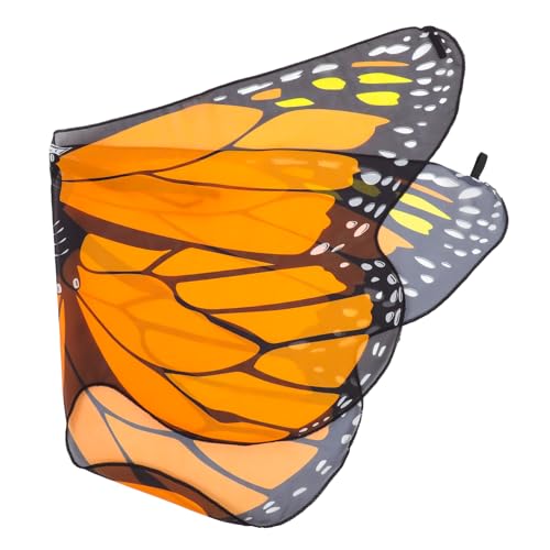 minkissy Schmetterlingsflügel Umhang Leichter Weicher Cosplay Cape für Halloween Mottoparty und Bühnenaufführung Komfortabel und Einfach Anzuziehen Geeignet für Mädchen Festkostüm minkissy Schmetterlingsflügel Umhang Leichter Weicher Cosplay Cape für Halloween Mottoparty und Bühnenaufführung Komfortabel und Einfach Anzuziehen Geeignet für Mädchen Festkostüm von minkissy