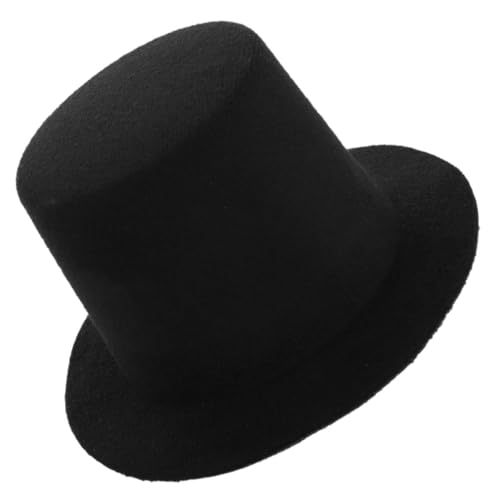 minkissy Schwarzer Kleiner Puppenhut Robuster Wiederverwendbarer für DIY Puppenmode als Stilvolle Kostüm und Foto Dekoration von minkissy