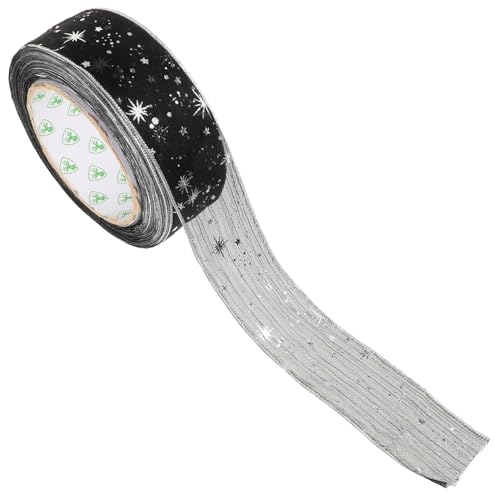 minkissy Schwarzes Tüllband für DIY Projekte Geschenkverpackungen und Partydekorationen Leichtes Chiffonband für Bastelarbeiten und von minkissy