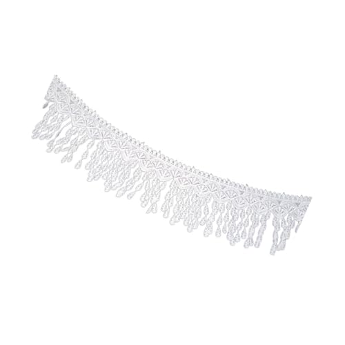 minkissy Spitze mit Quasten Yards DIY Stoffzubehör für Bekleidungsnähprojekte für Kreative Bastelarbeiten Weiß minkissy Spitze mit Quasten Yards DIY Stoffzubehör für Bekleidungsnähprojekte für Kreative Bastelarbeiten Weiß von minkissy