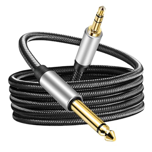 minkissy Trs Audio Kabel Langlebig und Verschleißfest Gitarren Kabel Stereo Aux Verbindungskabel Kompatibel mit Mischpult und Audiogeräten minkissy Trs Audio Kabel Langlebig und Verschleißfest Gitarren Kabel Stereo Aux Verbindungskabel Kompatibel mit Mischpult und Audiogeräten von minkissy