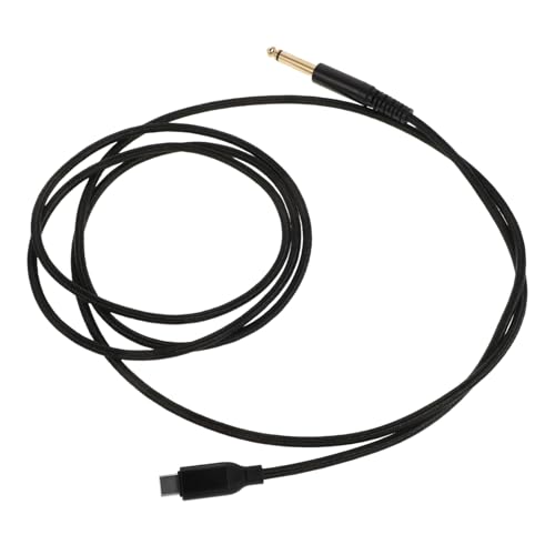 minkissy USB Type C zu Gitarrenkabel Hochwertiges Audioverbindungskabel für Elektrische Gitarren Kompakt und Tragbar mit Stabilem und Langlebiger Bauweise für Musikinstrumente minkissy USB Type C zu Gitarrenkabel Hochwertiges Audioverbindungskabel für Elektrische Gitarren Kompakt und Tragbar mit Stabilem und Langlebiger Bauweise für Musikinstrumente von minkissy
