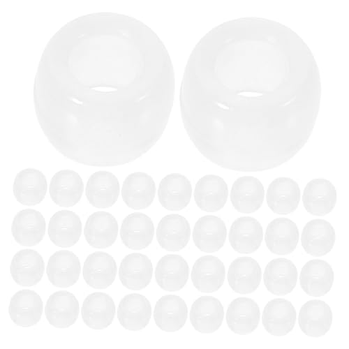 minkissy UV Reaktive Acrylperlen Farbwechsel Leuchtperlen für DIY Schmuck Bastelperlen Spacer Beads Armband Ohrring Halskette Zubehör von minkissy