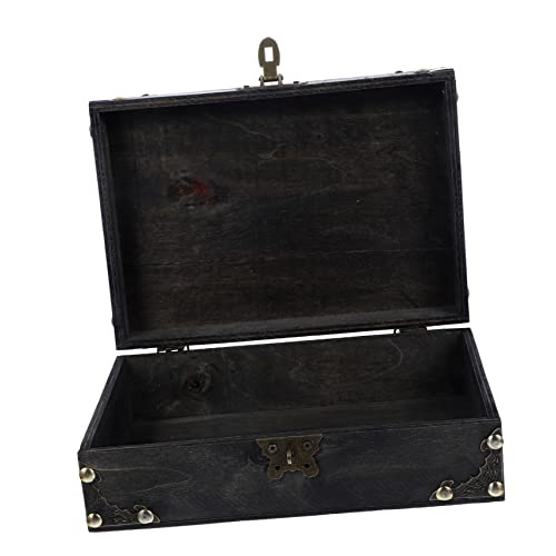 minkissy Vintage Schmuckschatulle Holz mit Code Schloss Graue Aufbewahrungsbox für Ringe Ohrringe Armbänder Praktischer Schmuck Organizer für Schlafzimmer und Geschäft minkissy Vintage Schmuckschatulle Holz mit Code Schloss Graue Aufbewahrungsbox für Ringe Ohrringe Armbänder Praktischer Schmuck Organizer für Schlafzimmer und Geschäft von minkissy
