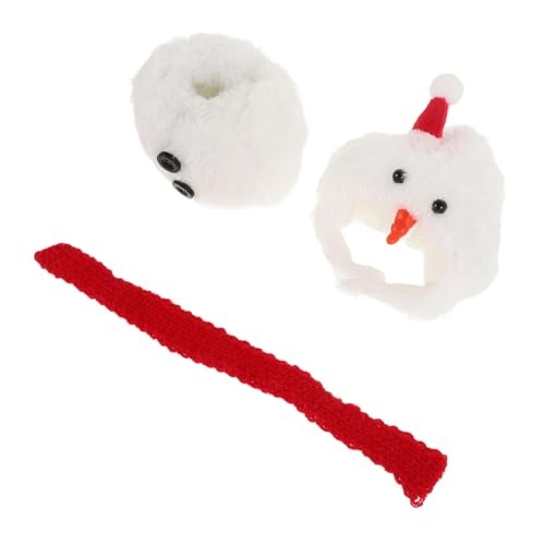 minkissy Weihnachtliches Puppen Schneemannkostüm Set Kleines Mützchen und Schal Detailreiche Miniatur Kleidung für Bastelbedarf Festliche Dekoration Gefertigt minkissy Weihnachtliches Puppen Schneemannkostüm Set Kleines Mützchen und Schal Detailreiche Miniatur Kleidung für Bastelbedarf Festliche Dekoration Gefertigt von minkissy