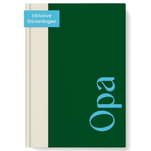 mintkind® Opa Buch zum Ausfüllen | Geschenk für Opa I Ausfüllbuch als Opa Geschenk zum Muttertag, zum Geburtstag, zu Weihnachten | Erinnerungsbuch für Opa vom Enkelkind | Fotobuch Bilderbuch von mintkind