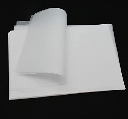 Transparentpapier 110g/qm DIN A4 50 Blatt zum Bedrucken Premium Bastelpapier, Pauspapier, Pergamentpapier, Architektenpapier für Grußkarten, Namensschilder, Laternen, Dekorieren von mirito