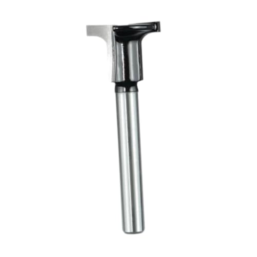 1/4 Zoll Schaft Router Bit Hartmetall T-Nutfräser Doppelkantiges Design für Holzbearbeitung 1,9 mm Klingenstärke 1/4 Zoll Schaft Router Bit Hartmetall T-Nutfräser Doppelkantiges Design für Holzbearbeitung 1,9 mm Klingenstärke von misppro