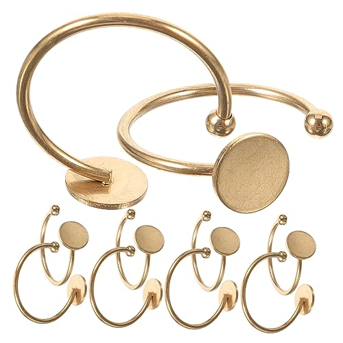 10 verstellbare Ringrohlinge für DIY-Schmuckherstellung, Edelstahl-Bastelringe 10 verstellbare Ringrohlinge für DIY-Schmuckherstellung, Edelstahl-Bastelringe von misppro