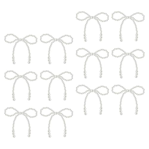 12 x Perlenschleifen-Kuchendekorationen, elegante Schleife, Cupcake-Topper für Hochzeit, Geburtstag, Brautparty, DIY, dekorative Kunstperlen, Schleifenknoten, Partyzubehör 12 x Perlenschleifen-Kuchendekorationen, elegante Schleife, Cupcake-Topper für Hochzeit, Geburtstag, Brautparty, DIY, dekorative Kunstperlen, Schleifenknoten, Partyzubehör von misppro