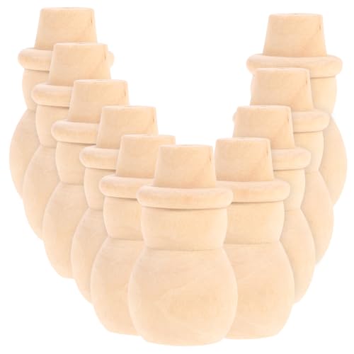 20 Stück unlackierte Schneemann-Holzpuppen zum Selbermachen – Natur-Puppen-Set für Heimdekoration und Malprojekte 20 Stück unlackierte Schneemann-Holzpuppen zum Selbermachen – Natur-Puppen-Set für Heimdekoration und Malprojekte von misppro