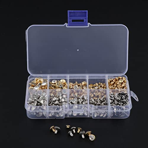 240 Sets Strasssteine Doppelkappen-Druckknöpfe für Kleidungszubehör, 6 mm 240 Sets Strasssteine Doppelkappen-Druckknöpfe für Kleidungszubehör, 6 mm von misppro