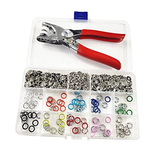 Druckknöpfe mit Zange, Werkzeugset für Leder, Jacken, Taschen und Haushaltsnähprojekte, 100 Stück Druckknöpfe mit Zange, Werkzeugset für Leder, Jacken, Taschen und Haushaltsnähprojekte, 100 Stück von misppro