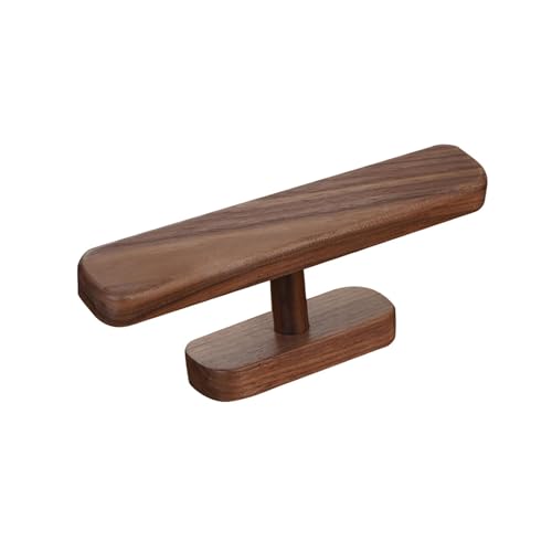Holz-Uhrenhalter, Armreif-Halter, Mehrzweck-Schaukasten, Präsentationsständer, Schmuckzubehör, Organizer für Kommode, Zuhause, Walnuss Holz-Uhrenhalter, Armreif-Halter, Mehrzweck-Schaukasten, Präsentationsständer, Schmuckzubehör, Organizer für Kommode, Zuhause, Walnuss von misppro