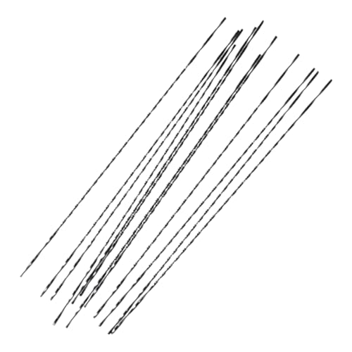 Laubsägeblätter, Karbonstahl, Spiralblätter für Holzbearbeitung und Tischlerei, Durchmesser 0,95 mm, 12 Stück von misppro