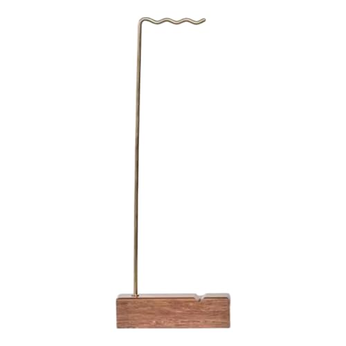 Mehrzweck-Schmuck-Display-Halter, Windspiel-Ständer, Schreibtisch-Ornament, Vitrine, Halsketten-Aufbewahrungsregal, Armband-Anhänger, untere Länge 14 cm von misppro