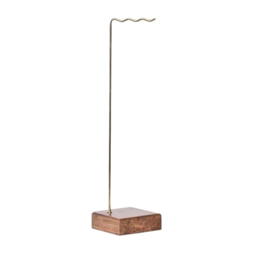 Mehrzweck-Schmuck-Display-Halter, Windspiel-Ständer, Schreibtisch-Ornament, Vitrine, Halsketten-Aufbewahrungsregal, Armband-Anhänger, untere Länge 9 cm von misppro