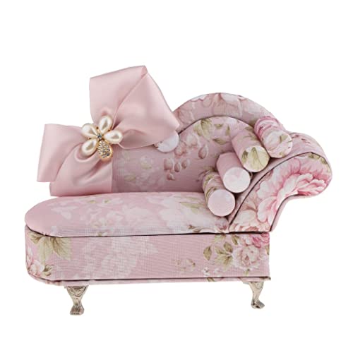 Mini-Möbel-Schmuckschatulle, Aufbewahrungs-Organizer mit Spiegel, Blumenmuster, Sofa-Präsentationsständer für Ringe, Ohrringe, Halsketten, Sofa Mini-Möbel-Schmuckschatulle, Aufbewahrungs-Organizer mit Spiegel, Blumenmuster, Sofa-Präsentationsständer für Ringe, Ohrringe, Halsketten, Sofa von misppro