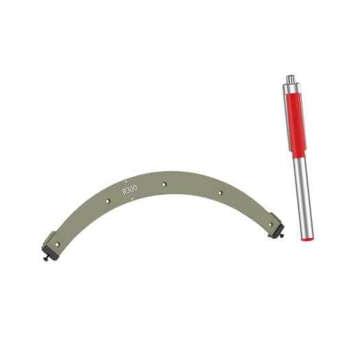 R300 Rund-Eck-Radius-Schablonen-Set für Holzbearbeitung, professionelle Eckradiusführung für Kleiderschrank, Möbel, 7,1 cm R300 Rund-Eck-Radius-Schablonen-Set für Holzbearbeitung, professionelle Eckradiusführung für Kleiderschrank, Möbel, 7,1 cm von misppro
