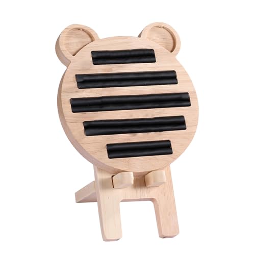 Ringständer aus Holz, Schmuckaufbewahrung, Organizer, Tablett, Halter für Ringe, Ohrringe, Schmuckgeschäft, Einzelhandel, Kommode, Display, 14,5 x 23,5 x 10,5 cm, Schwarz Ringständer aus Holz, Schmuckaufbewahrung, Organizer, Tablett, Halter für Ringe, Ohrringe, Schmuckgeschäft, Einzelhandel, Kommode, Display, 14,5 x 23,5 x 10,5 cm, Schwarz von misppro