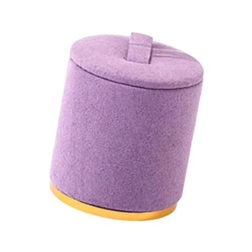 Samt-Präsentationshalter, Schmuckaufbewahrungsständer, Organizer, Mini-Schmuckständer für Zuhause, Einkaufszentren, Jubiläumsläden, Shows, 4 x 5 cm, Violett Samt-Präsentationshalter, Schmuckaufbewahrungsständer, Organizer, Mini-Schmuckständer für Zuhause, Einkaufszentren, Jubiläumsläden, Shows, 4 x 5 cm, Violett von misppro