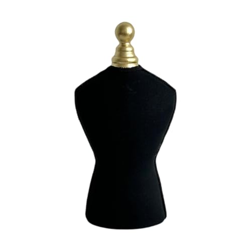 Schmuckständer, professionell, freistehend, Halskettenständer, Anhänger, Schaufensterpuppe, Modellbüste für Juweliergeschäft, Zuhause, 14 x 34,5 cm, Schwarz Schmuckständer, professionell, freistehend, Halskettenständer, Anhänger, Schaufensterpuppe, Modellbüste für Juweliergeschäft, Zuhause, 14 x 34,5 cm, Schwarz von misppro