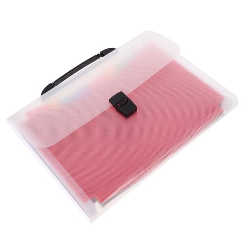 Stilvoller Fächer-Organizer mit mehreren Fächern, leicht, tragbar, für Büro, Zuhause und Schule, 32,9 x 24 cm von misppro