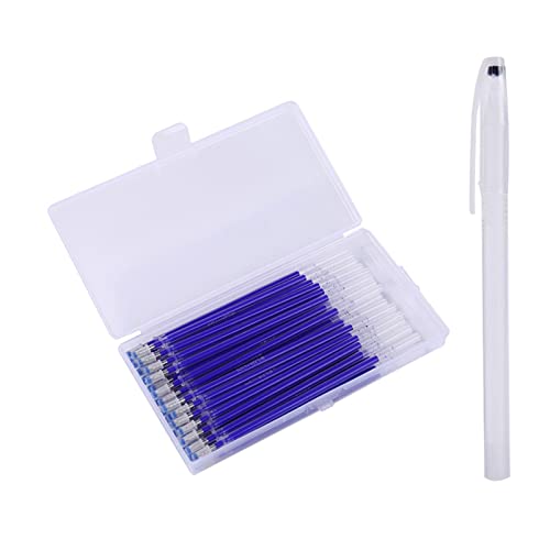 misppro 40 Stück – löschbare Stifte, Nachfüllminen, zum Quilten, Nähen, Schneidern – Blau von misppro